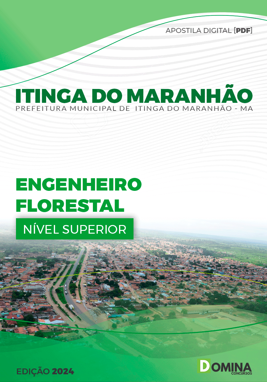 Apostila Prefeitura Itinga do Maranhão MA 2024 Engenheiro Floresta