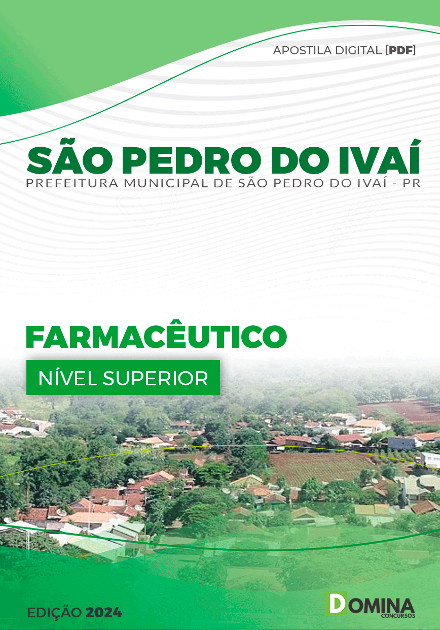 Apostila Prefeitura São Pedro Do Ivaí PR 2024 Farmacêutico