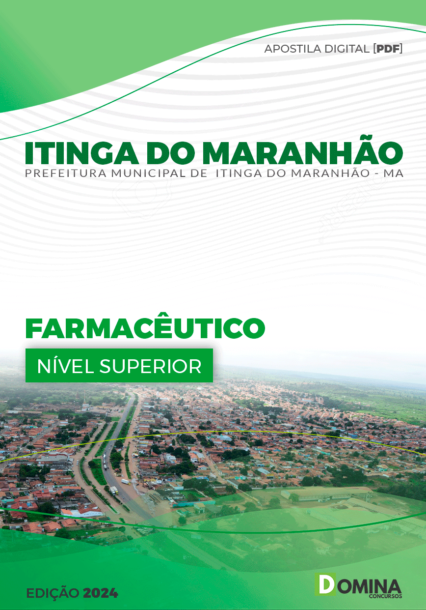 Apostila Prefeitura Itinga do Maranhão MA 2024 Farmacêutico