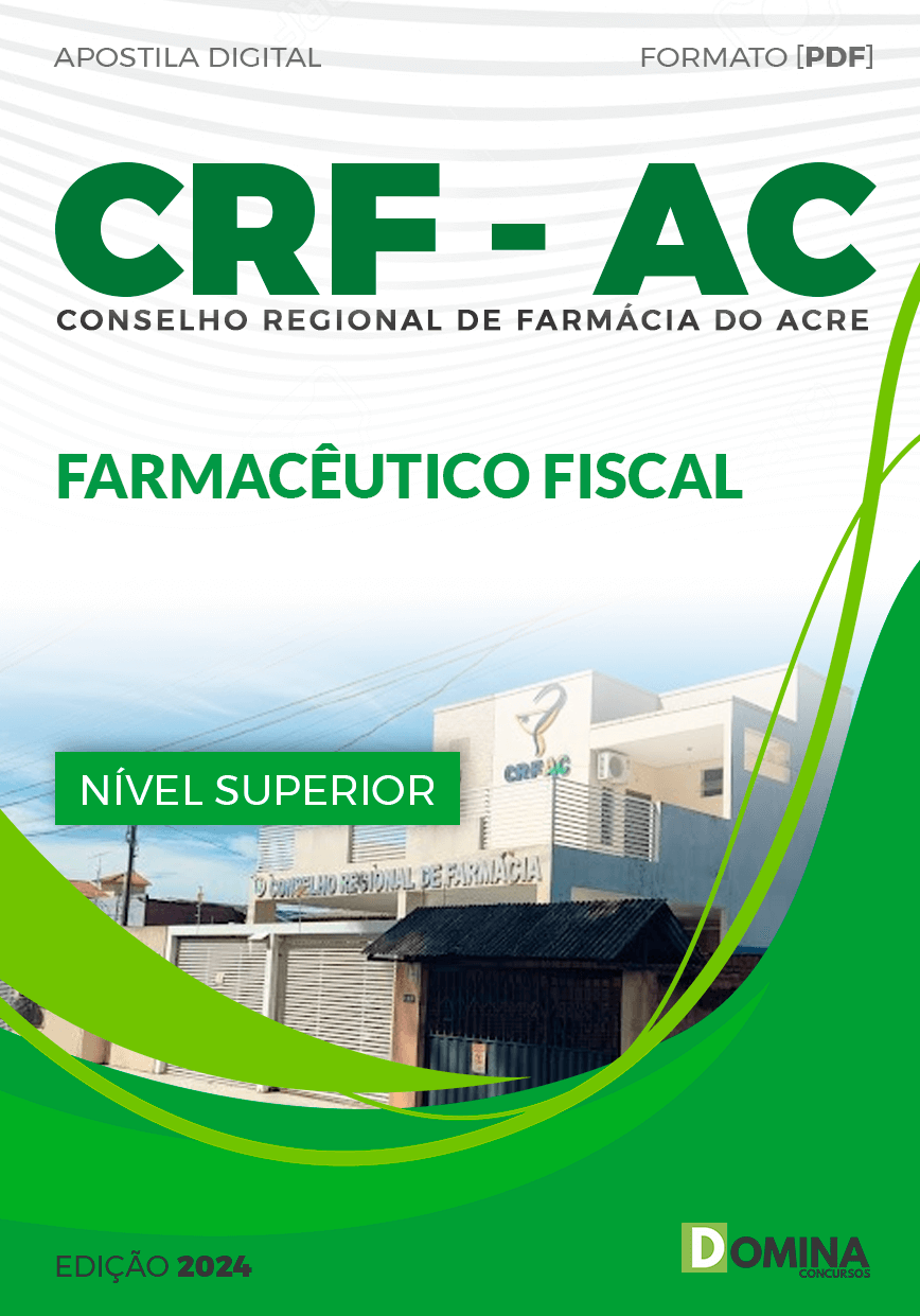 Apostila CRF AC 2024 Farmacêutico Fiscal