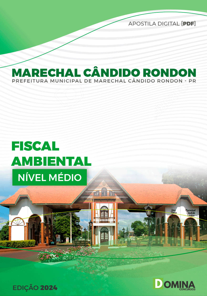 Apostila Marechal Cândido Rondon PR 2024 Fiscal Ambiental