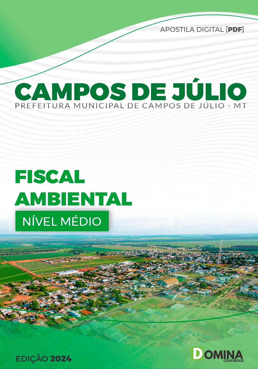 Apostila Prefeitura Campos Júlio MT 2024 Fiscal Ambiental