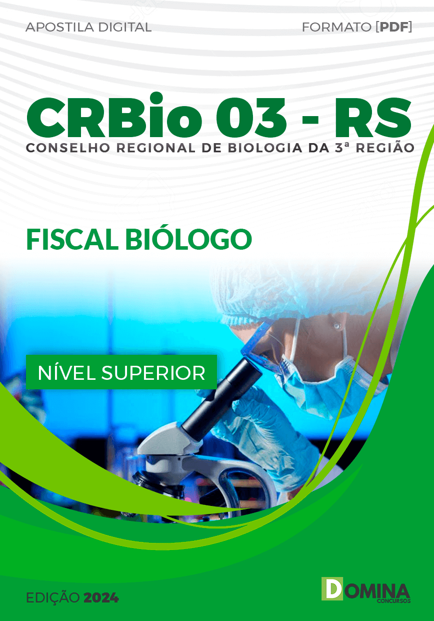 Apostila CRBio 03 RS 2024 Fiscal Biólogo