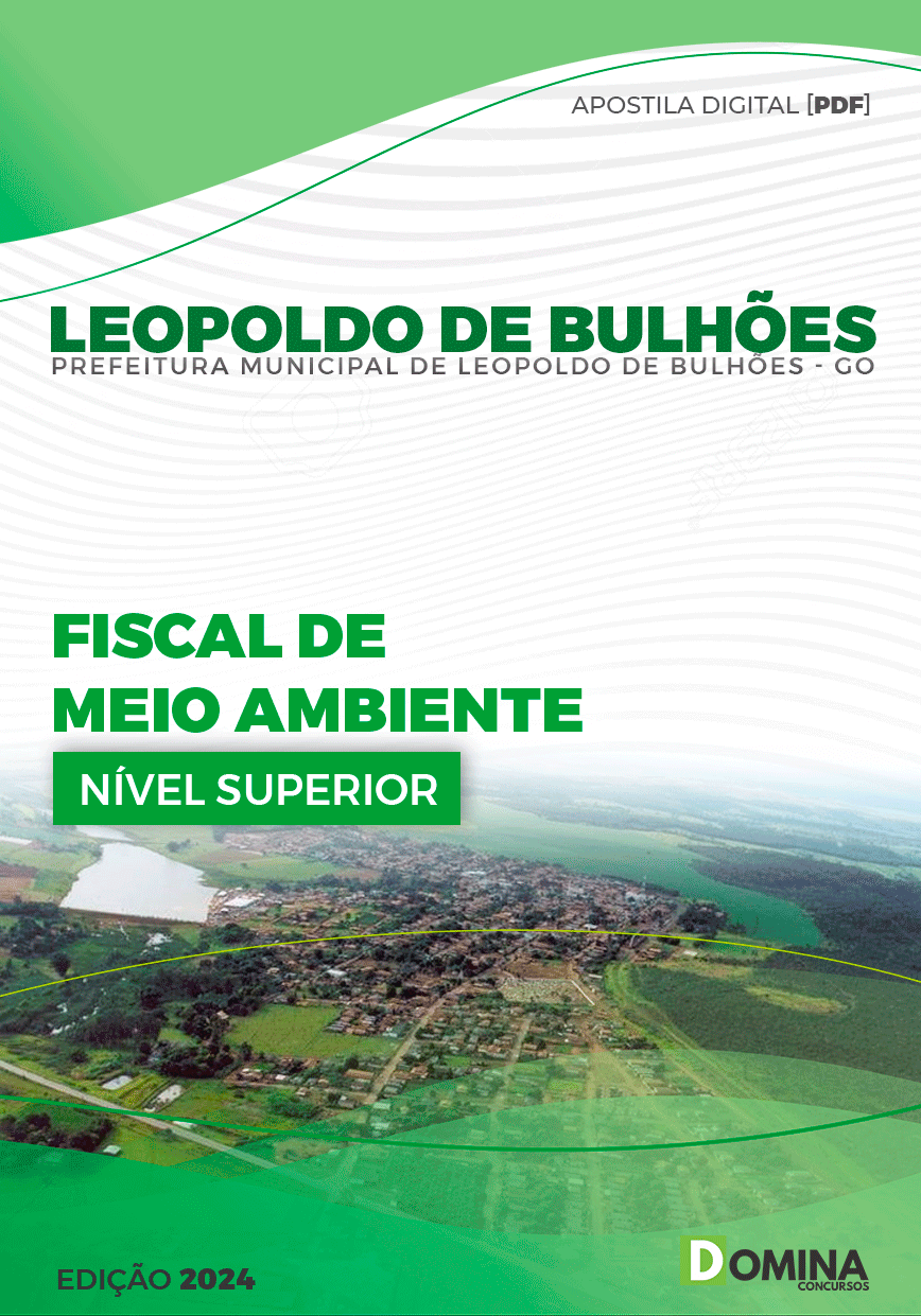 Apostila Prefeitura Leopoldo Bulhões GO 2024 Fisc Meio Ambiente
