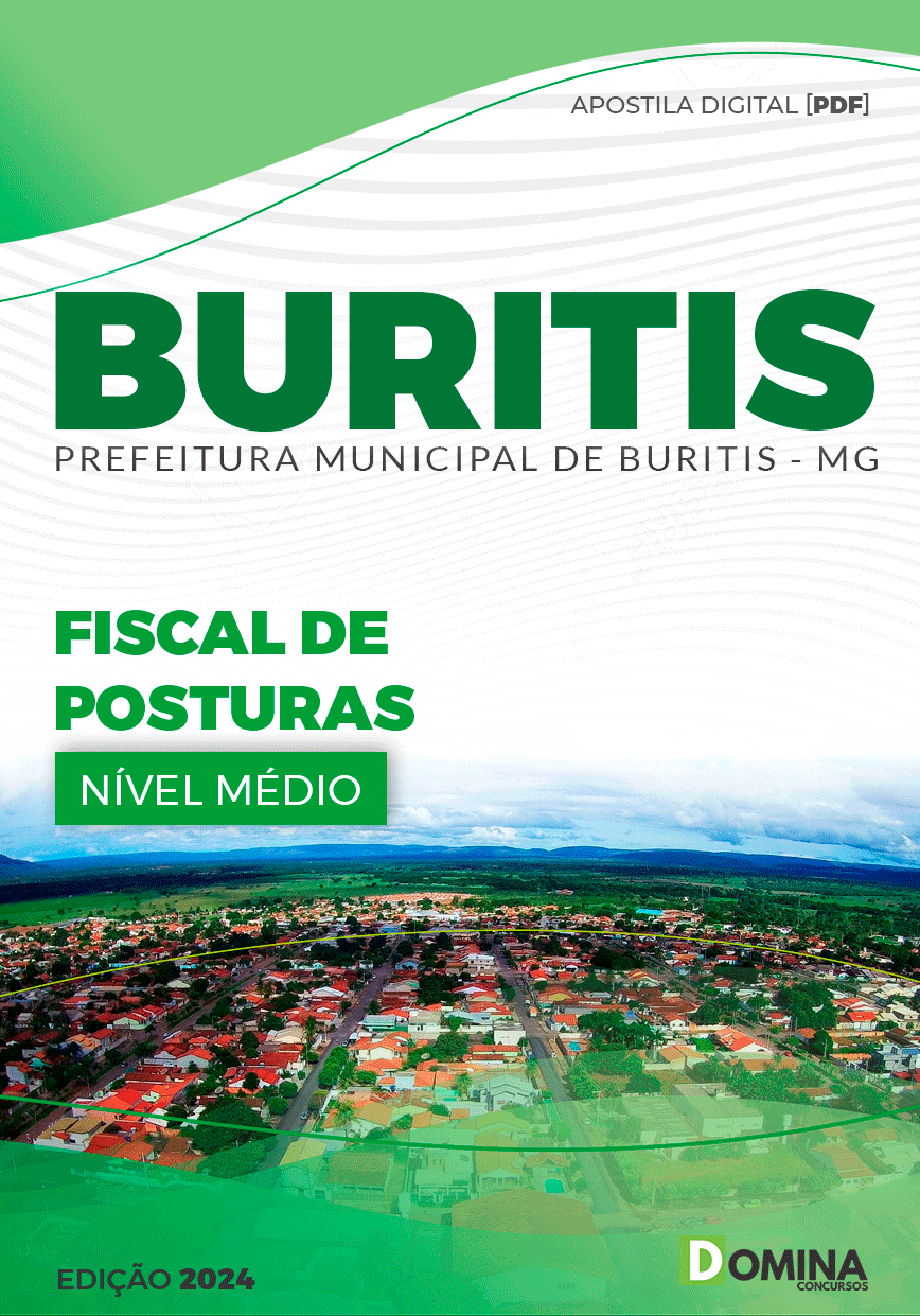 Apostila Prefeitura Buritis MG 2024 Fiscal de Posturas