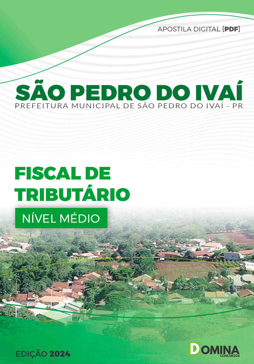 Apostila Prefeitura São Pedro Do Ivaí PR 2024 Fiscal Tributário