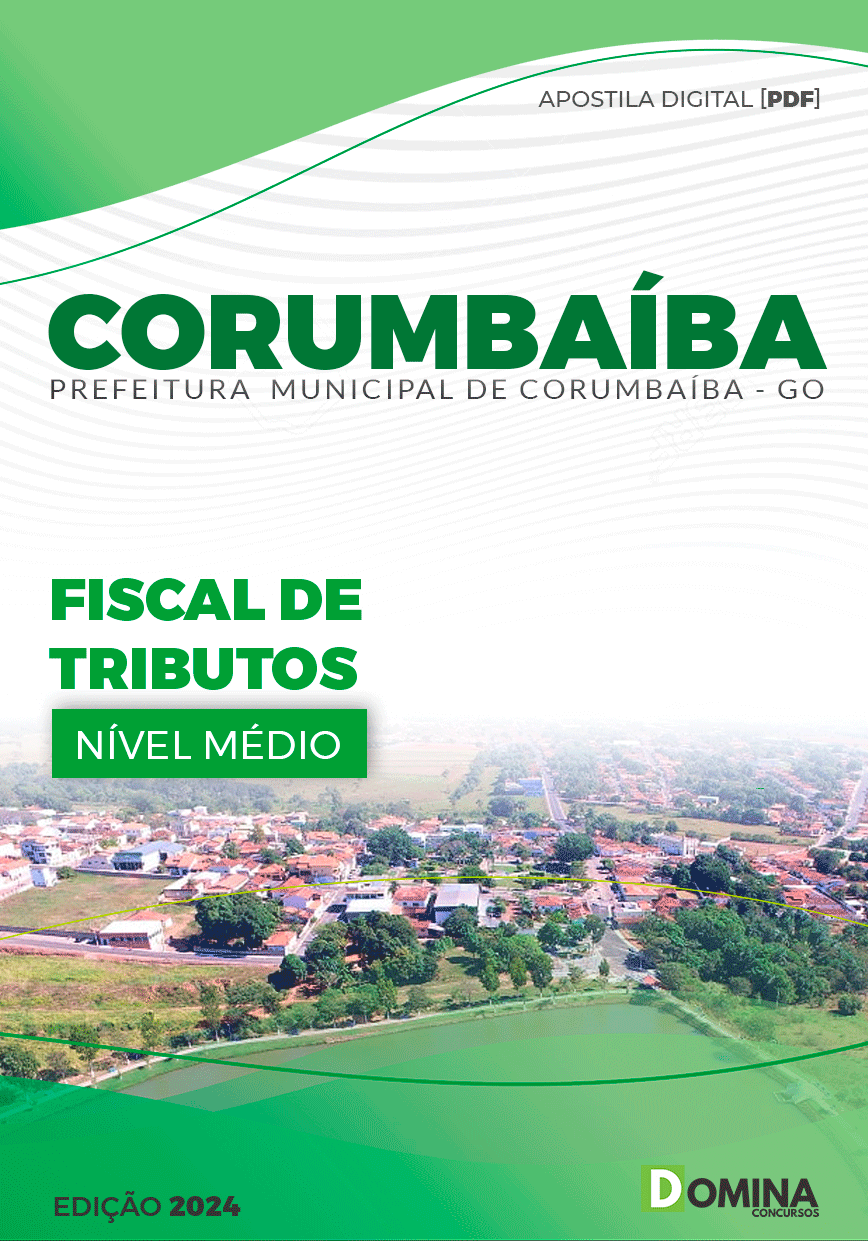 Apostila Prefeitura Corumbaíba GO 2024 Fiscal De Tributos
