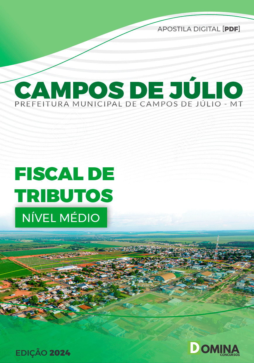 Apostila Prefeitura Campos Júlio MT 2024 Fiscal de Tributos