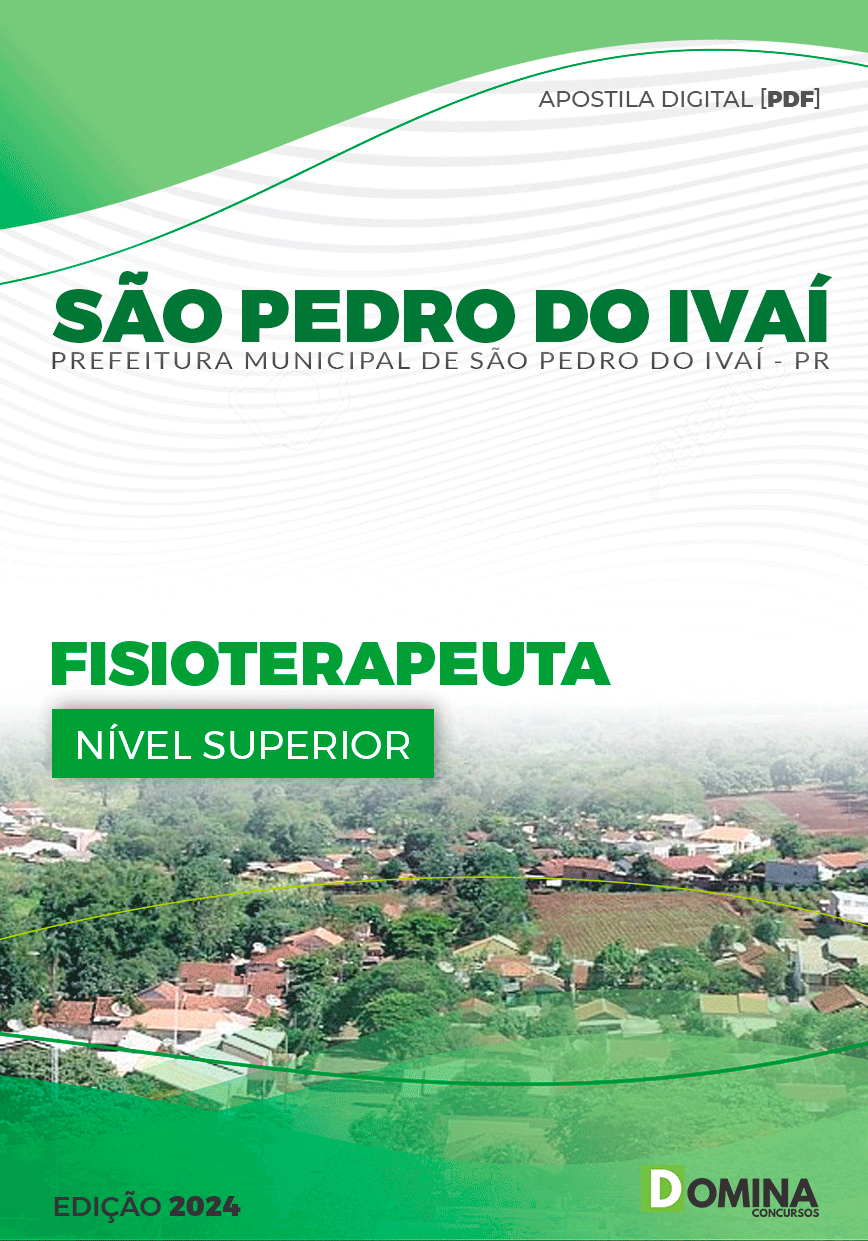 Apostila Prefeitura São Pedro Do Ivaí PR 2024 Fisioterapeuta