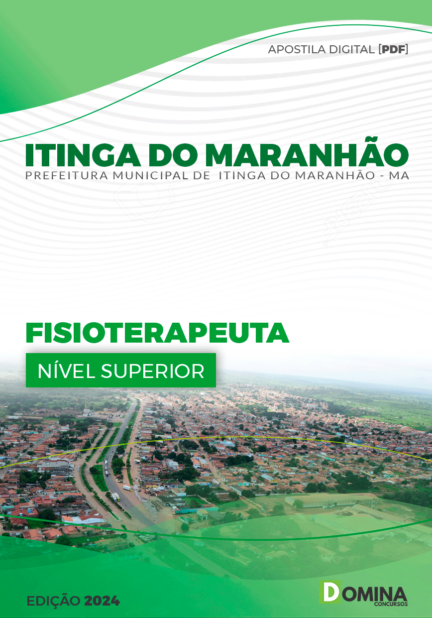 Apostila Prefeitura Itinga do Maranhão MA 2024 Fisioterapeuta
