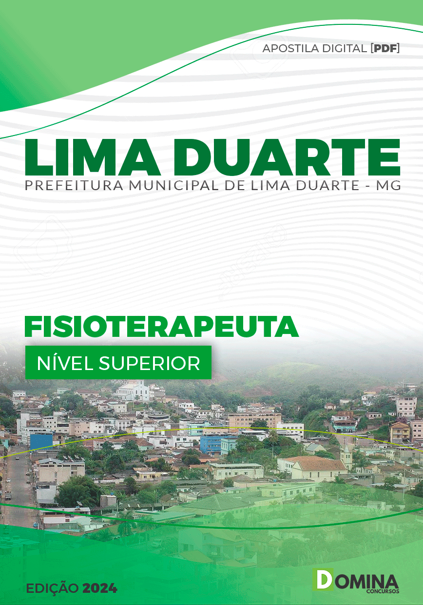 Apostila Prefeitura Lima Duarte MG 2024 Fisioterapeuta