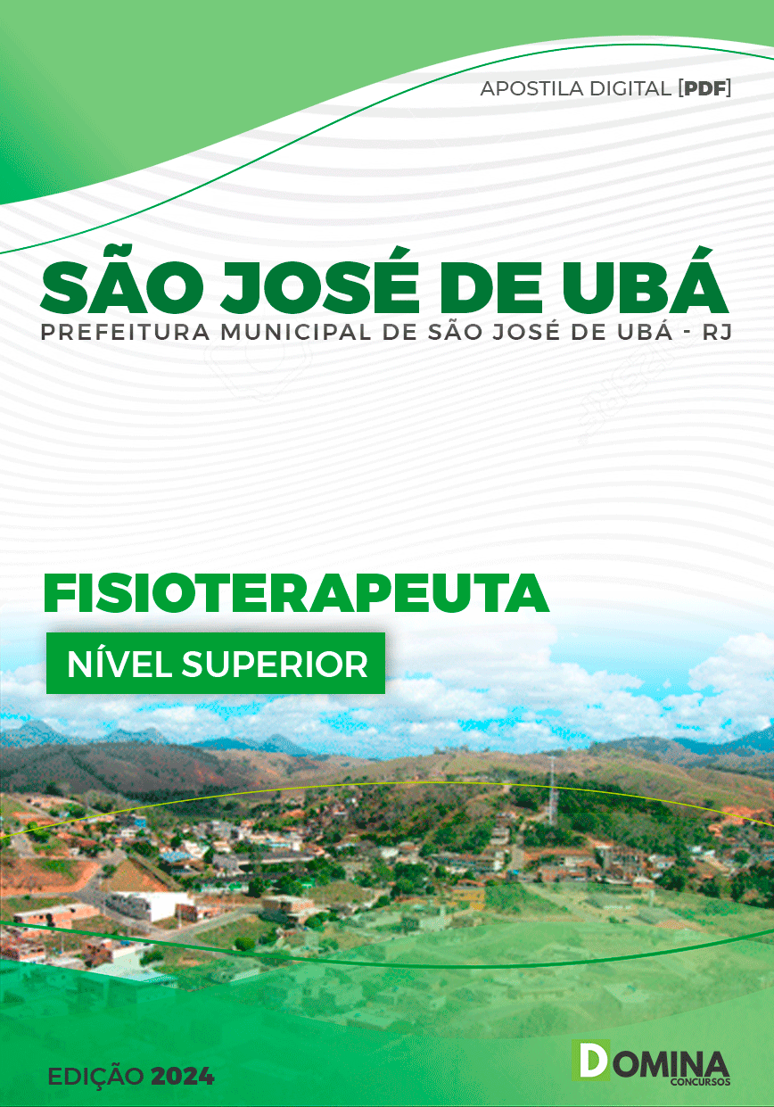 Apostila Prefeitura São José de Ubá RJ 2024 Fisioterapeuta