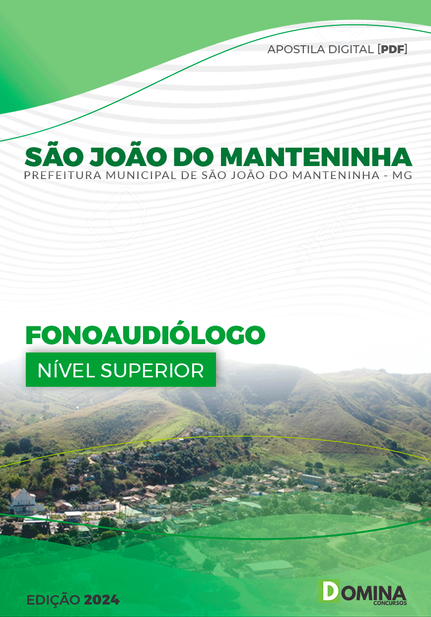 Apostila Prefeitura São João do Manteninha MG Fonoaudiólogo