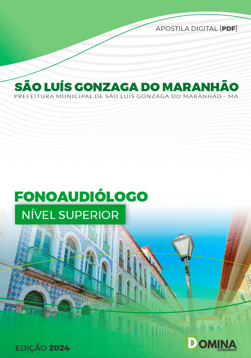 Apostila São Luís Gonzaga Maranhão MA 2024 Fonoaudiólogo