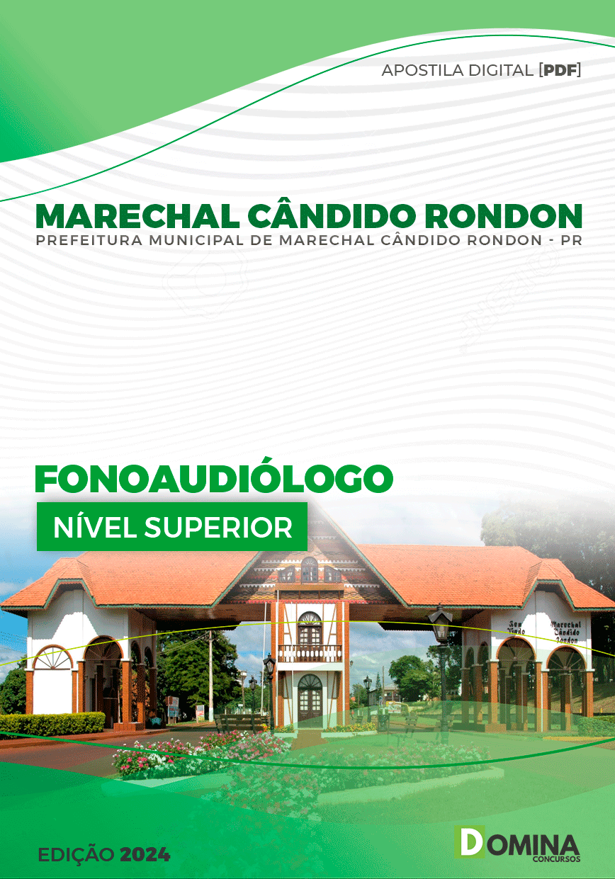 Apostila Marechal Cândido Rondon PR 2024 Fonoaudiólogo