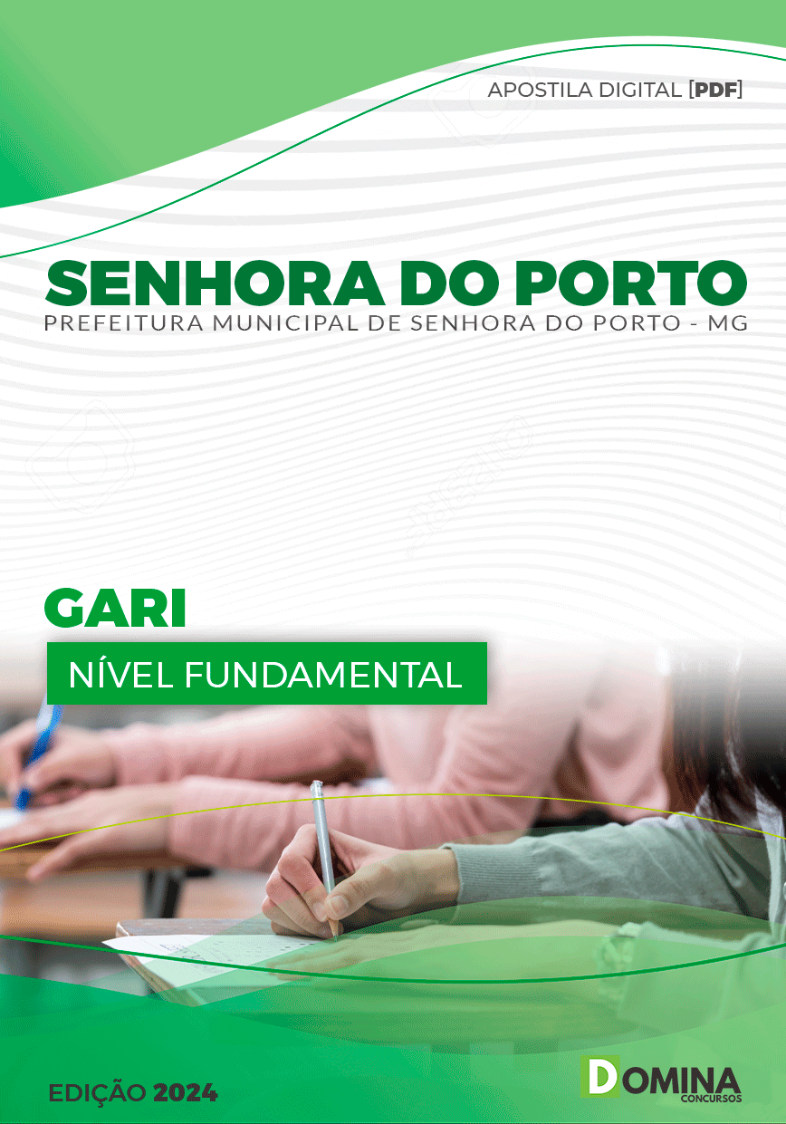 Apostila Prefeitura Senhora Porto MG 2024 Gari