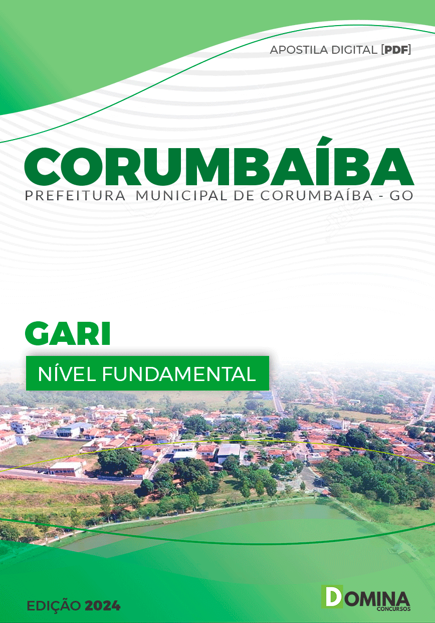 Apostila Prefeitura Corumbaíba GO 2024 Gari