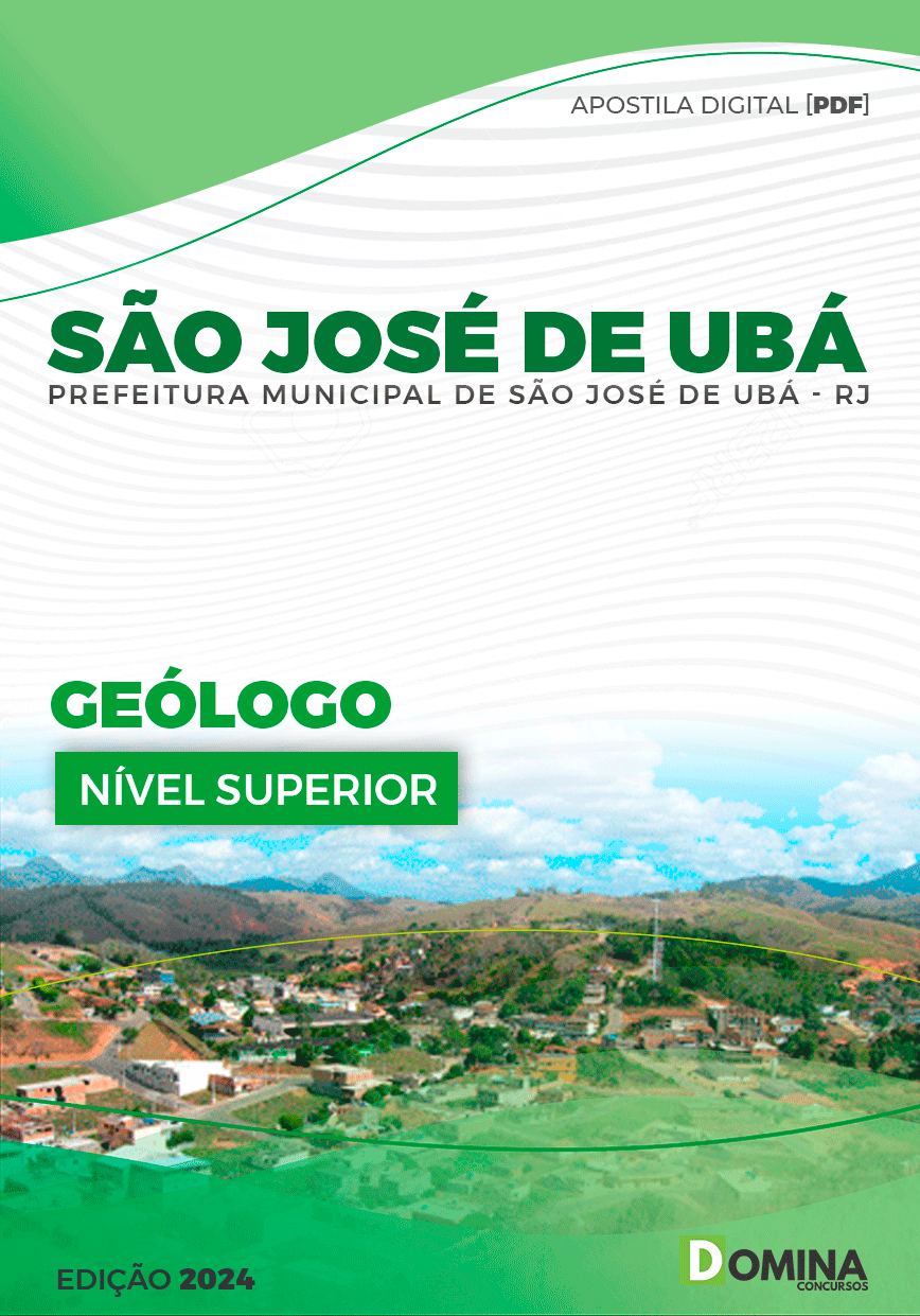 Apostila Prefeitura São José de Ubá RJ 2024 Geólogo