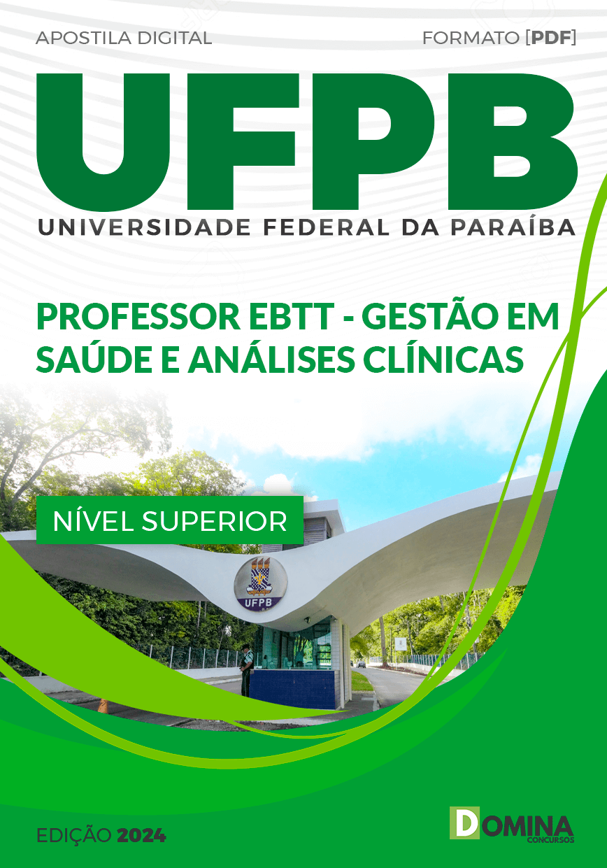 Apostila UFPB 2024 Professor Gestão em Saúde Análises Clínicas