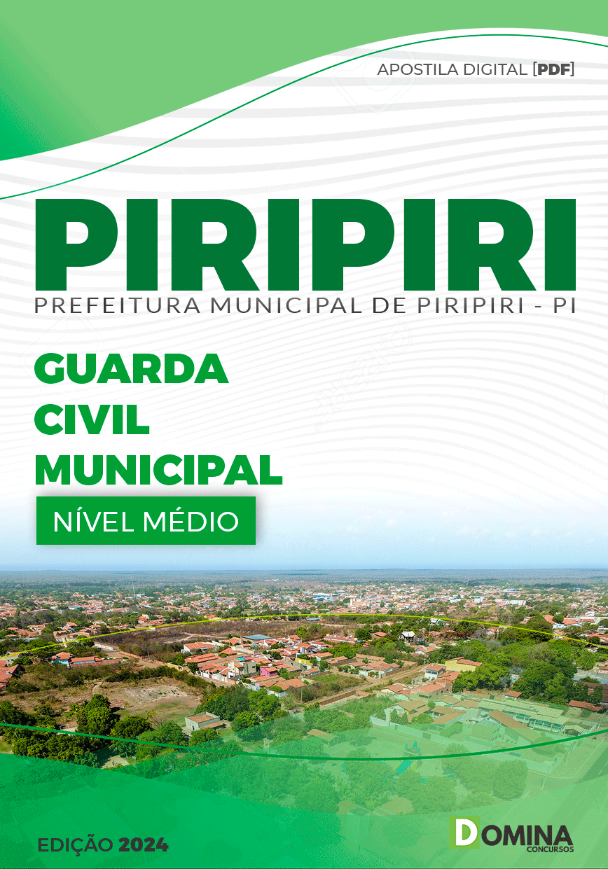 Apostila Prefeitura Piripiri PI 2024 Guarda Civil Municipal