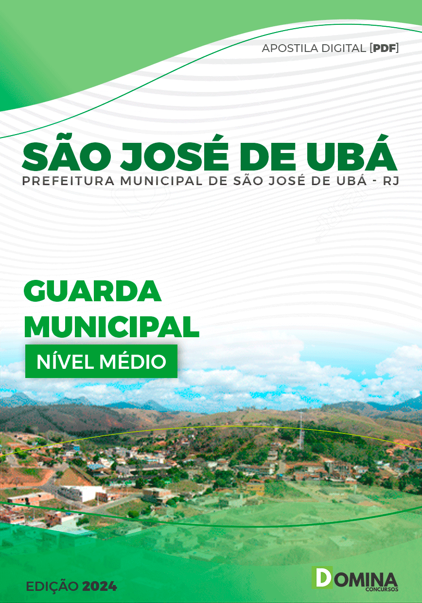 Apostila Prefeitura São José de Ubá RJ 2024 Guarda Municipal