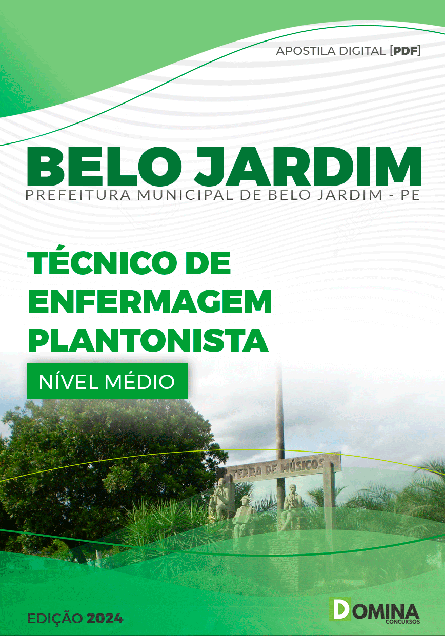 Apostila Prefeitura Belo Jardim PE 2024 Técnico Enfermagem Plantonista