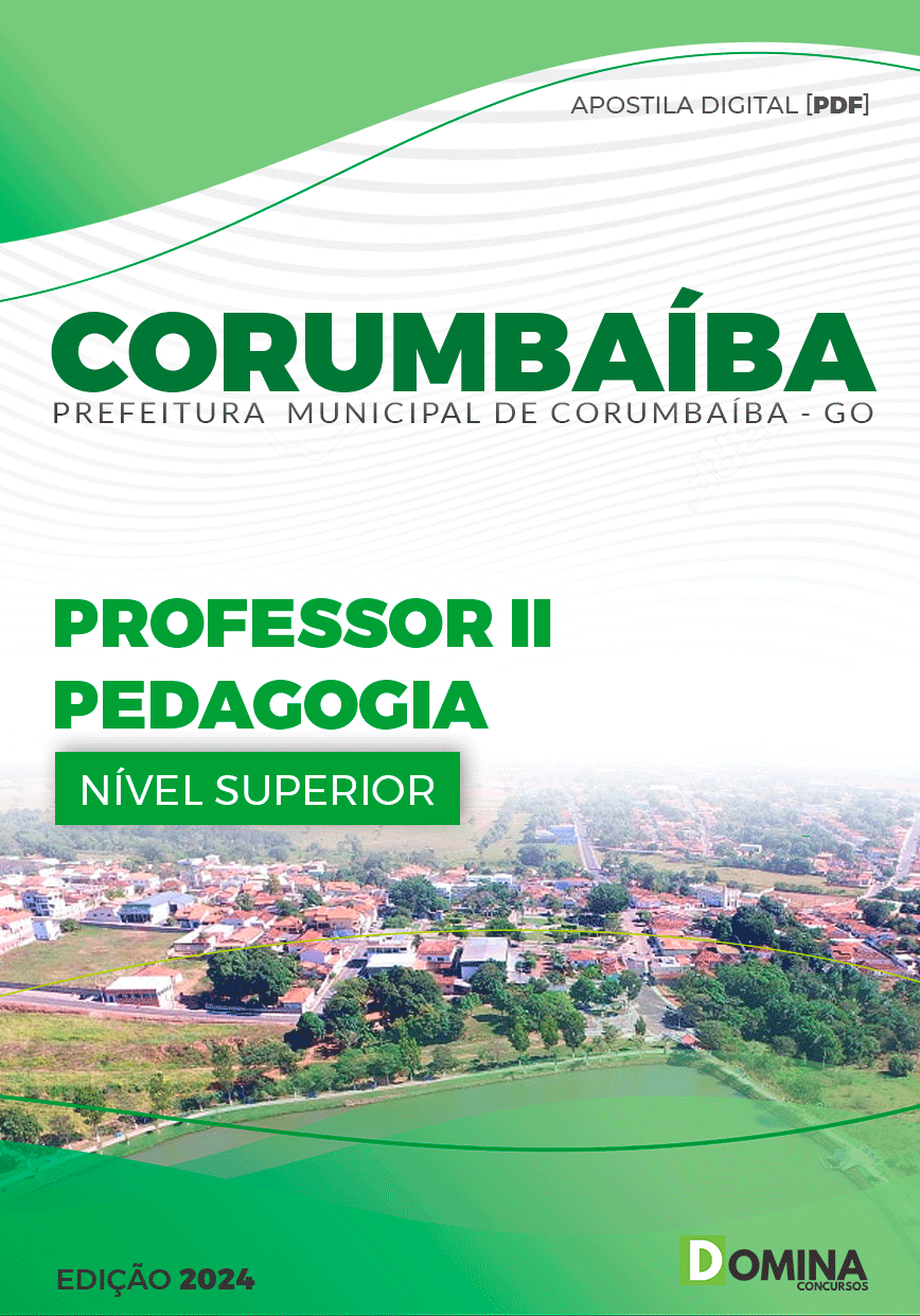 Apostila Prefeitura Corumbaíba GO 2024 Professor II Pedagogia
