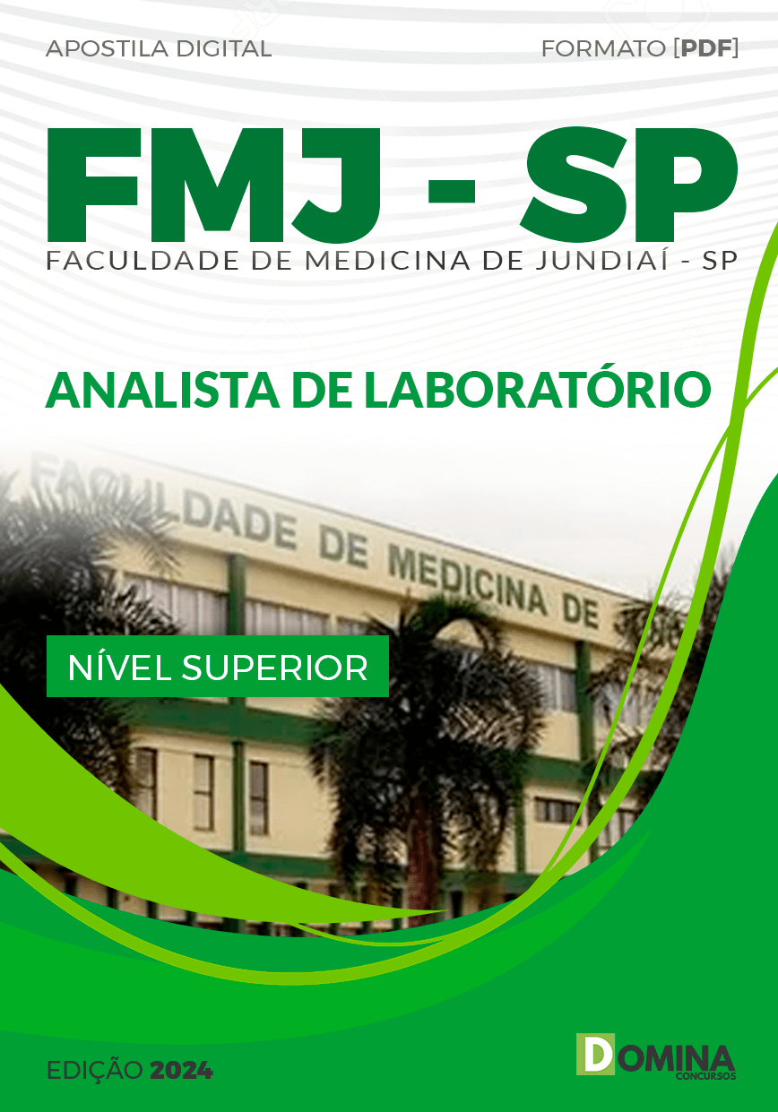 Apostila FMJ SP 2024 Analista De Laboratório