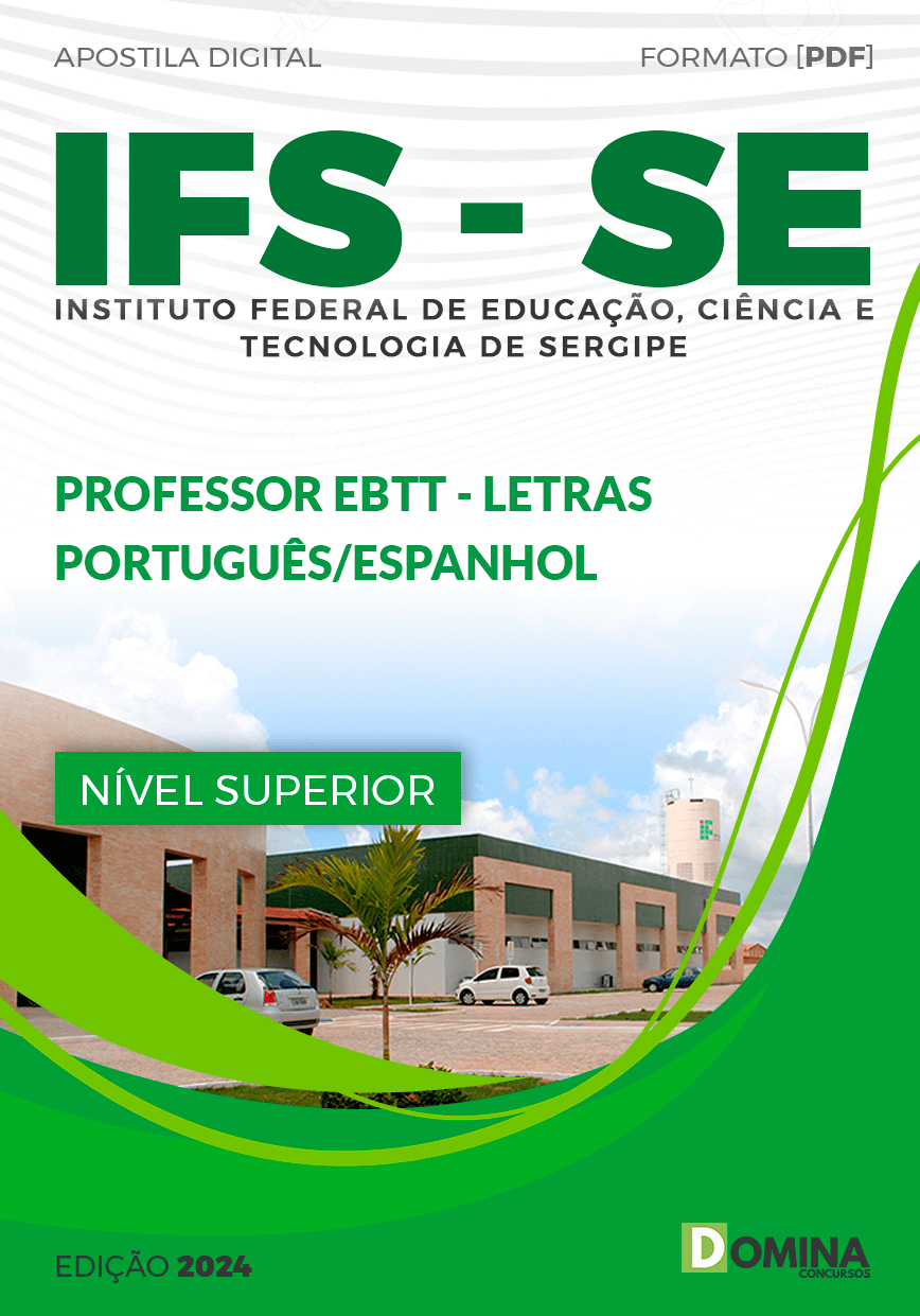 Apostila IFS SE 2024 Professor de Português Espanhol
