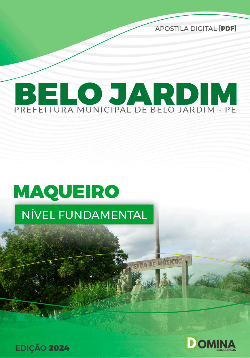 Apostila Prefeitura Belo Jardim PE 2024 Maqueiro