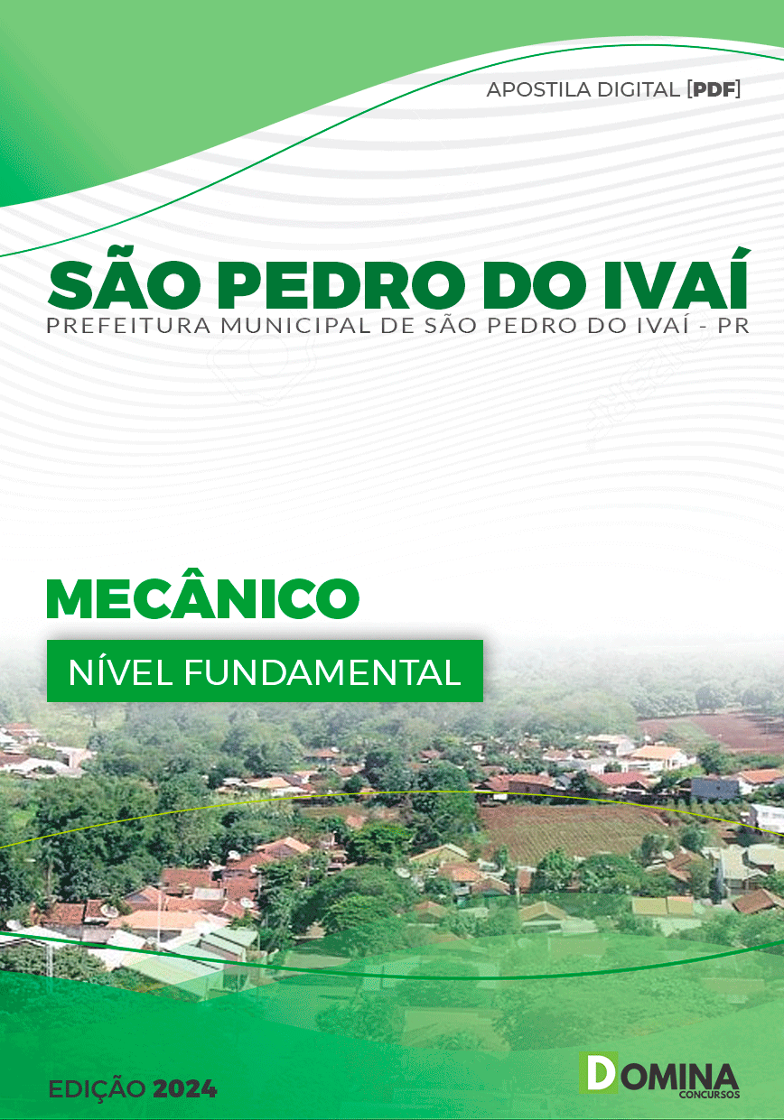 Apostila Prefeitura São Pedro Do Ivaí PR 2024 Mecânico