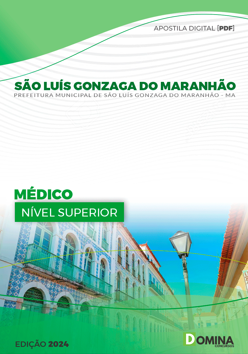 Apostila São Luís Gonzaga Maranhão MA 2024 Médico