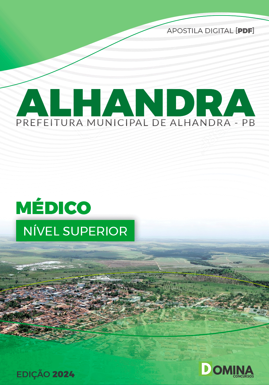 Apostila Prefeitura Alhandra PB 2024 Médico