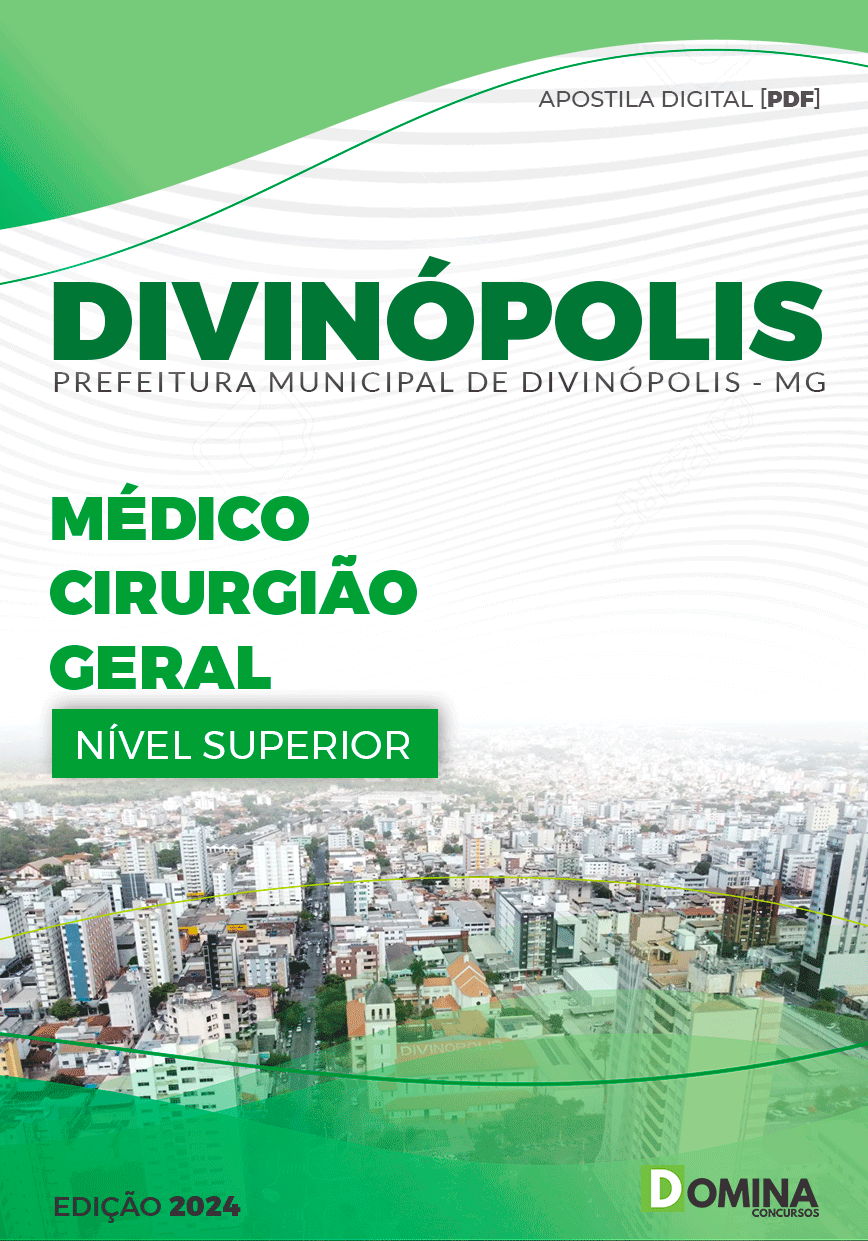 Apostila Prefeitura Divinópolis MG 2024 Médico Cirurgião Geral