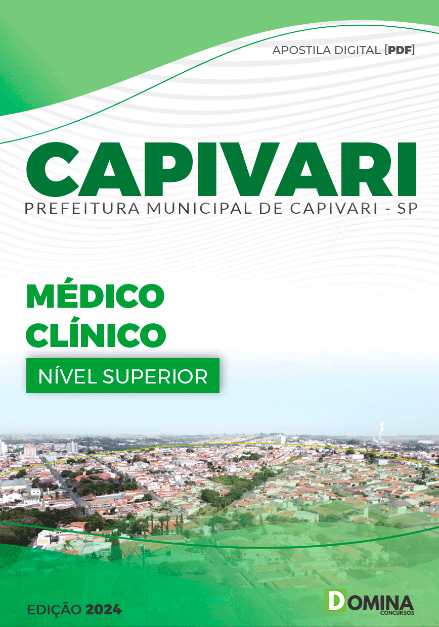 Apostila Prefeitura Capivari SP 2024 Médico Clínico