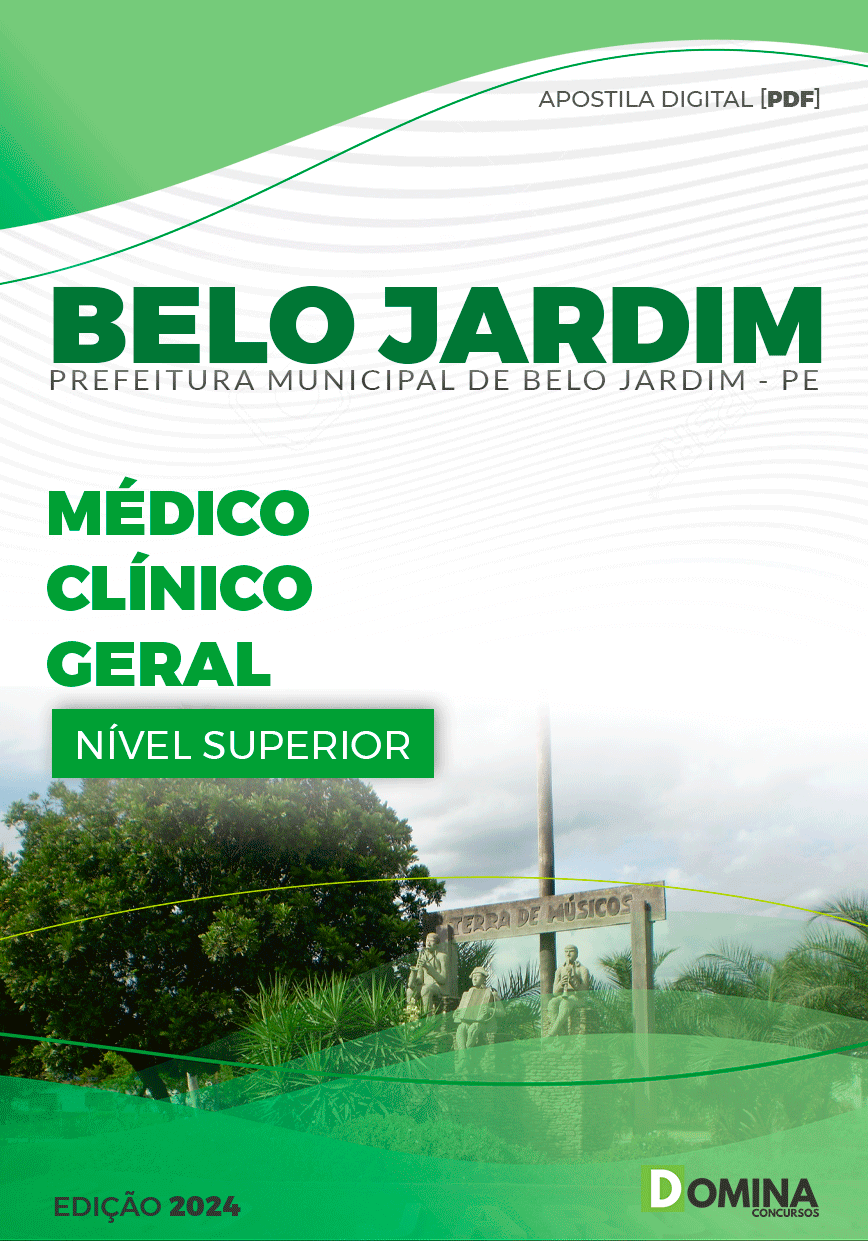 Apostila Prefeitura Belo Jardim PE 2024 Médico Clinico Geral