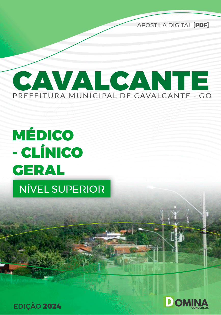 Apostila Prefeitura Cavalcante GO 2024 Médico Clínico Geral