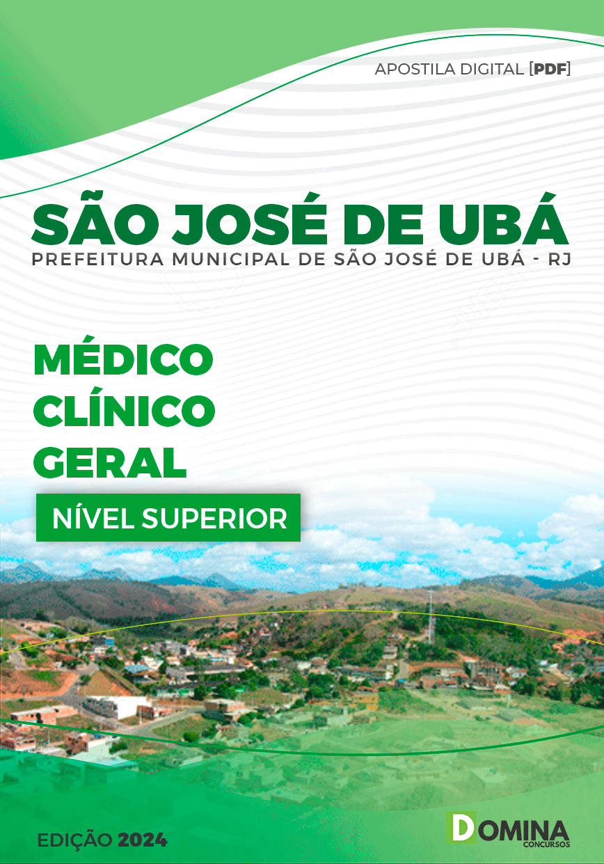 Apostila Prefeitura São José de Ubá RJ 2024 Médico Clínico Geral