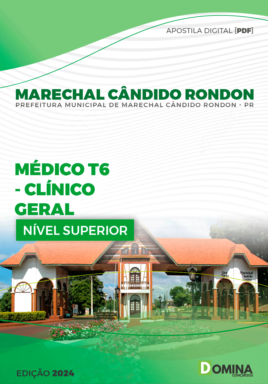 Apostila Marechal Cândido Rondon PR 2024 Médico Clínico Geral