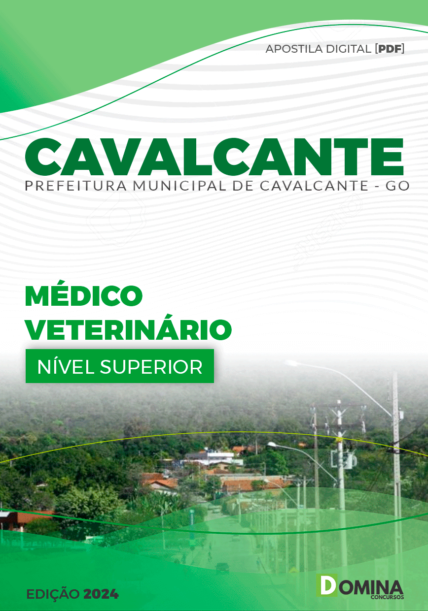 Apostila Prefeitura Cavalcante GO 2024 Médico Veterinário