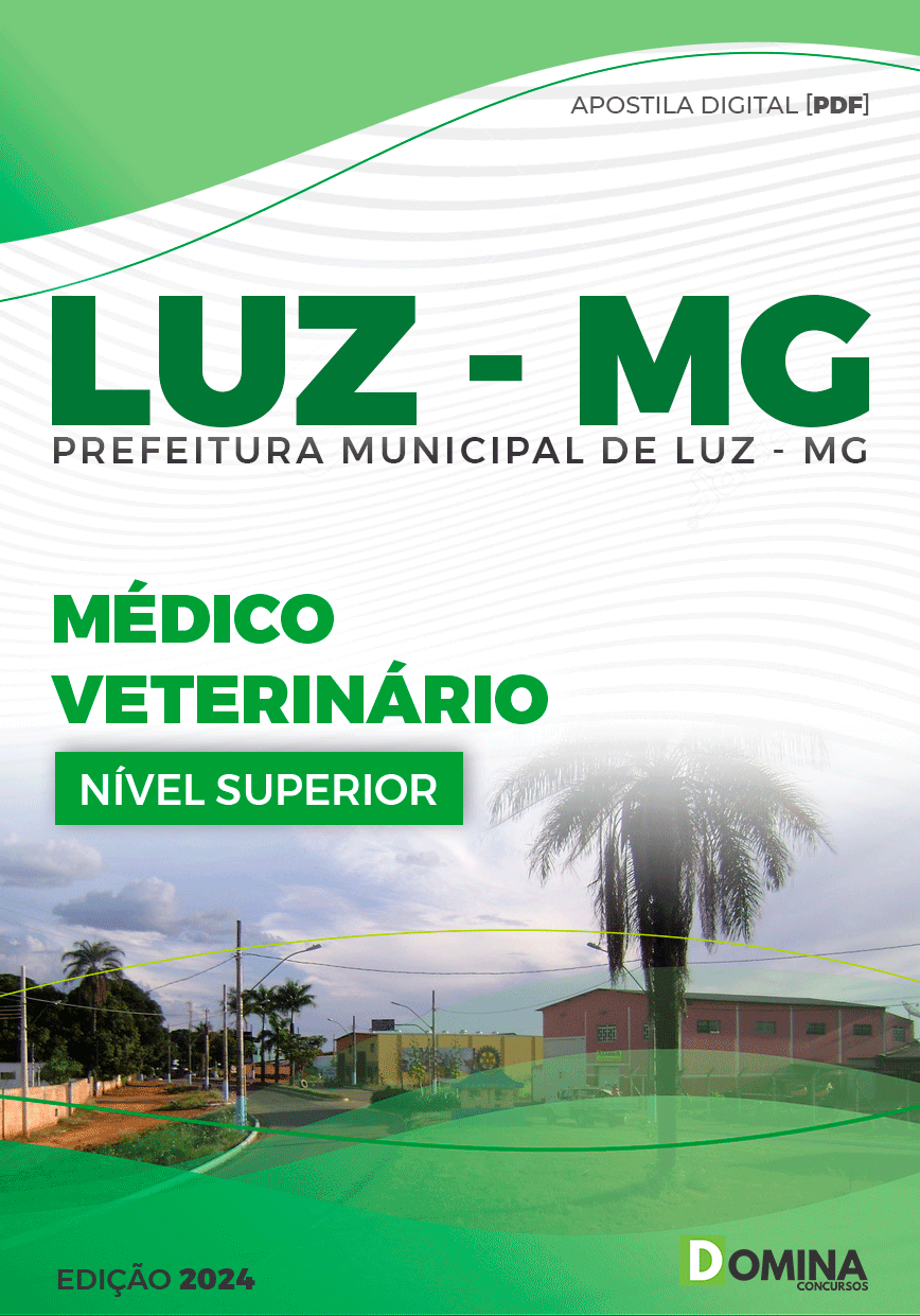 Apostila Prefeitura Luz MG 2024 Médico Veterinário