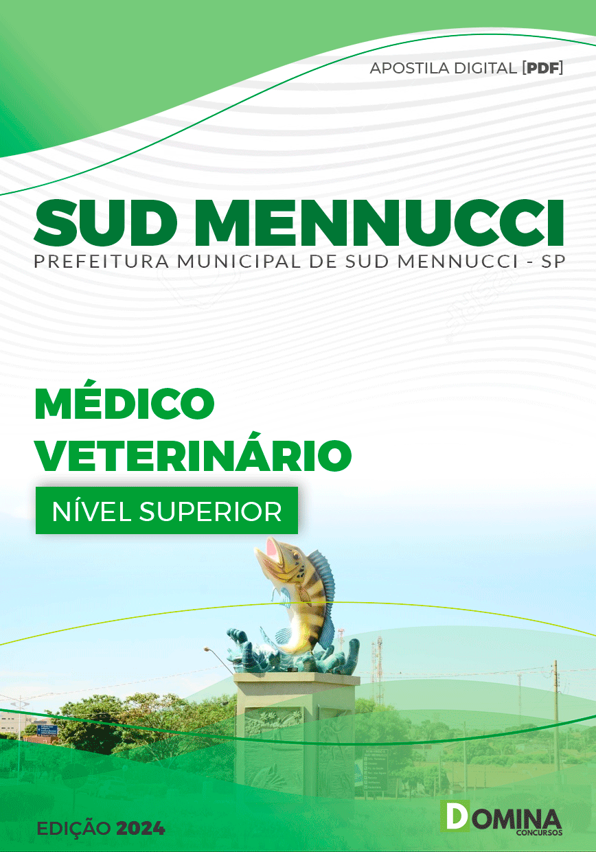 Apostila Prefeitura Sud Mennucci SP 2024 Médico Veterinário