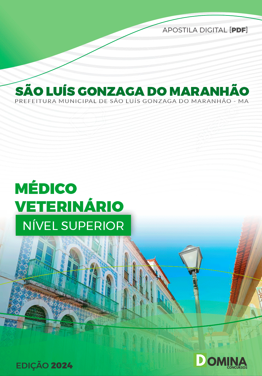Apostila São Luís Gonzaga Maranhão MA 2024 Médico Veterinário