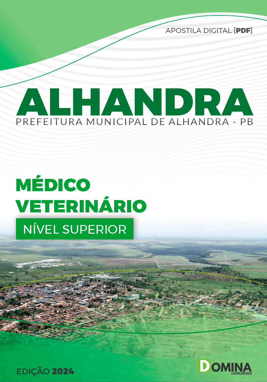 Apostila Prefeitura Alhandra PB 2024 Médico Veterinário