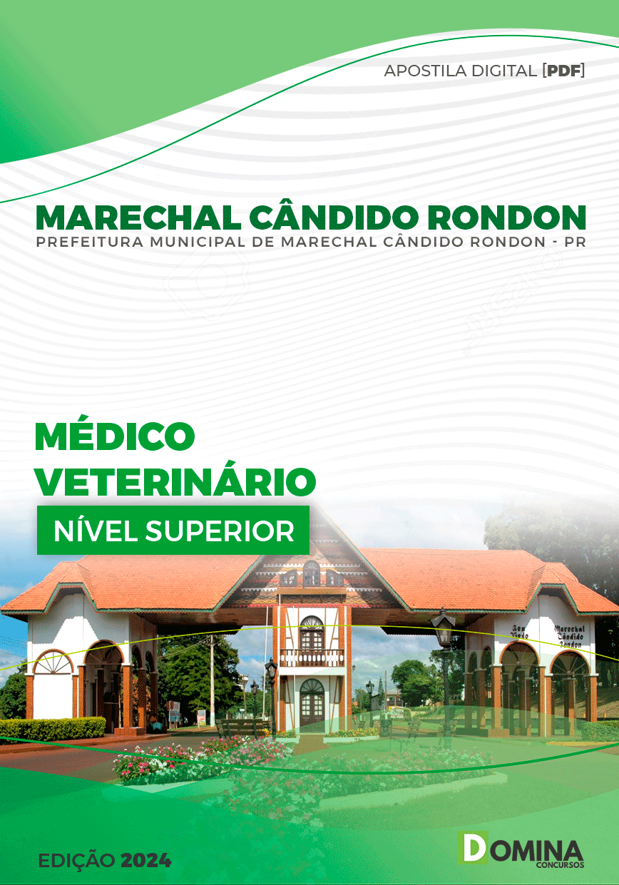 Apostila Marechal Cândido Rondon PR 2024 Médico Veterinário