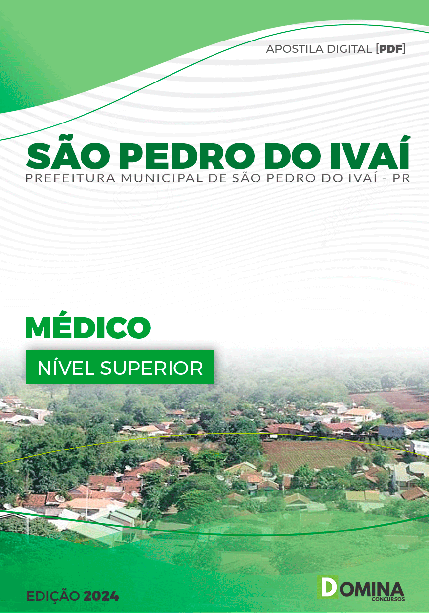 Apostila Prefeitura São Pedro Do Ivaí PR 2024 Médico