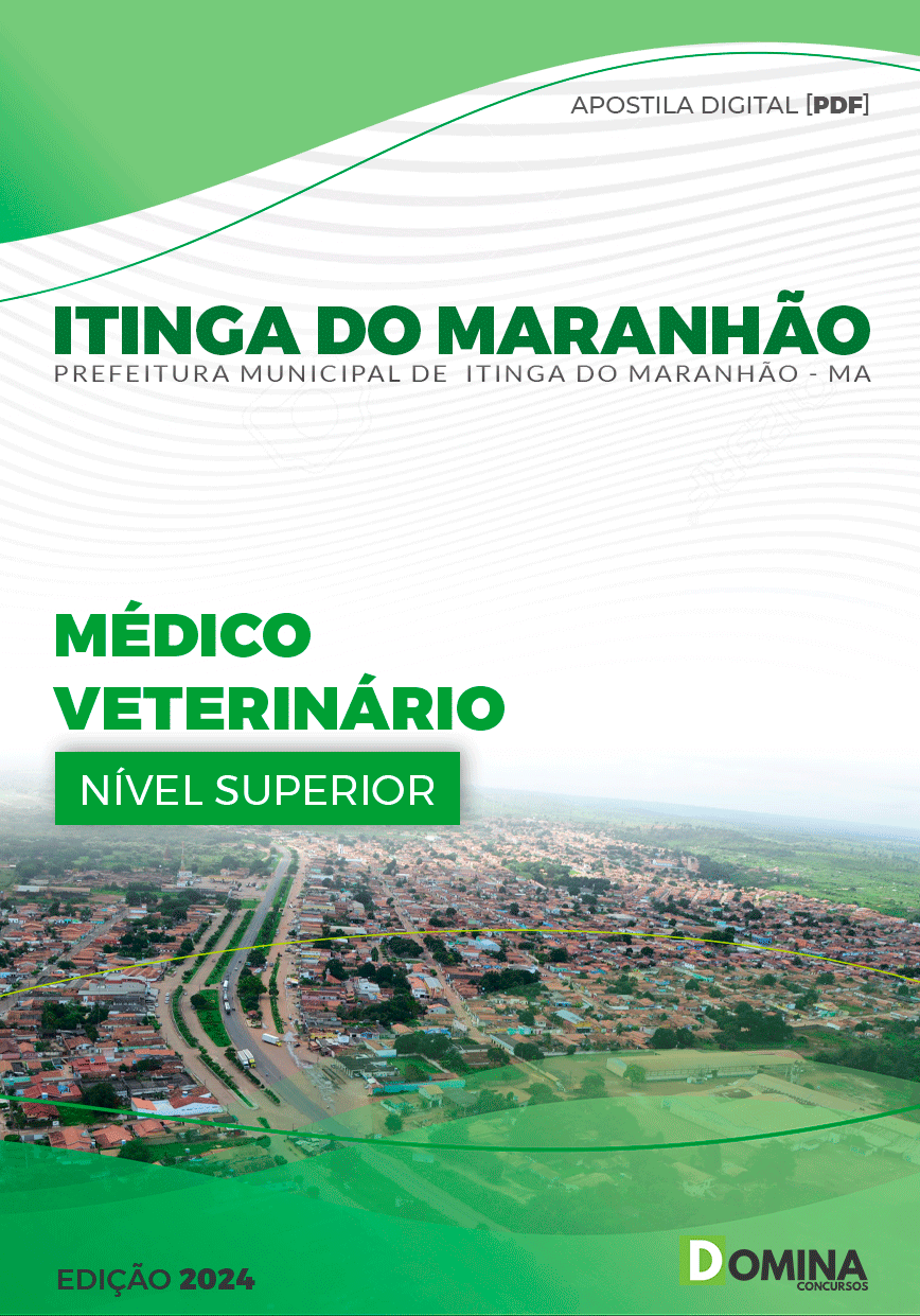 Apostila Prefeitura Itinga do Maranhão MA 2024 Médico Veterinário