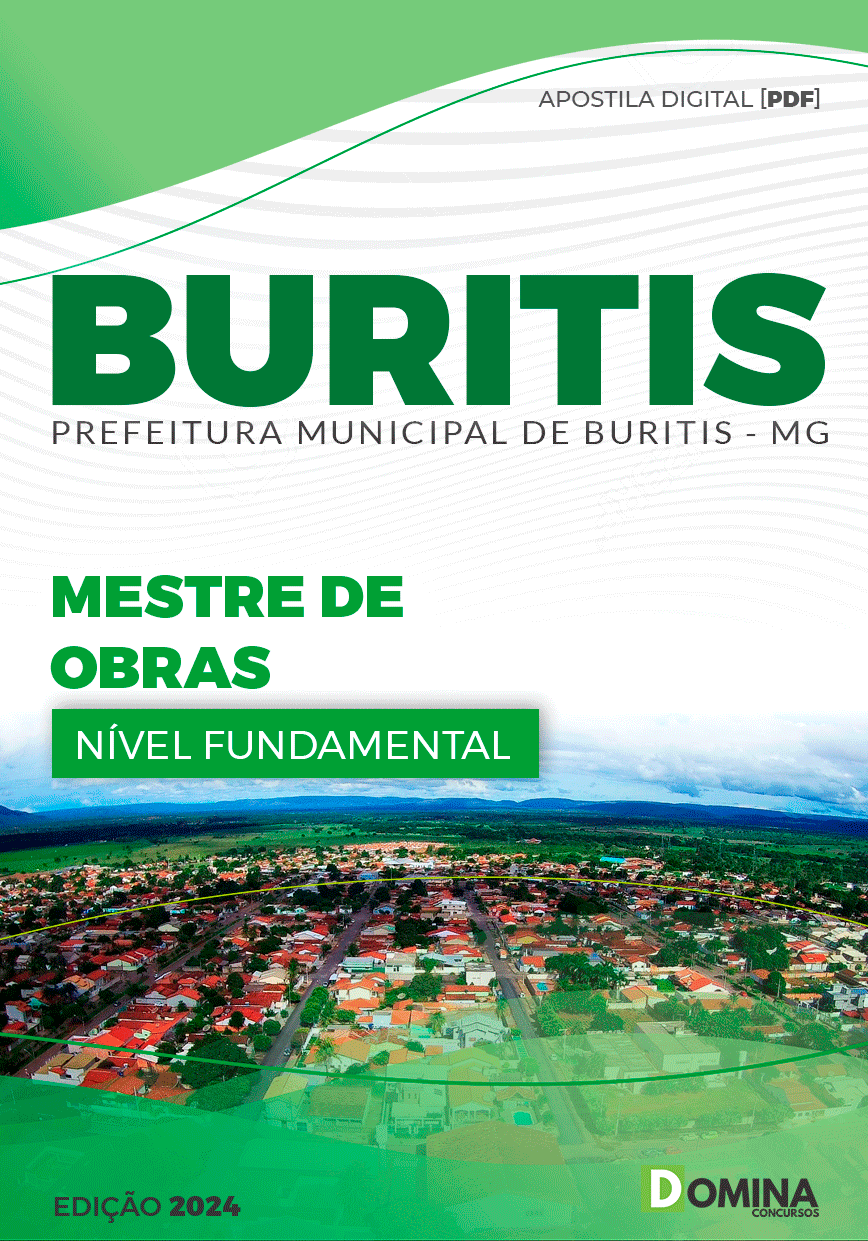 Apostila Prefeitura Buritis MG 2024 Mestre de Obras