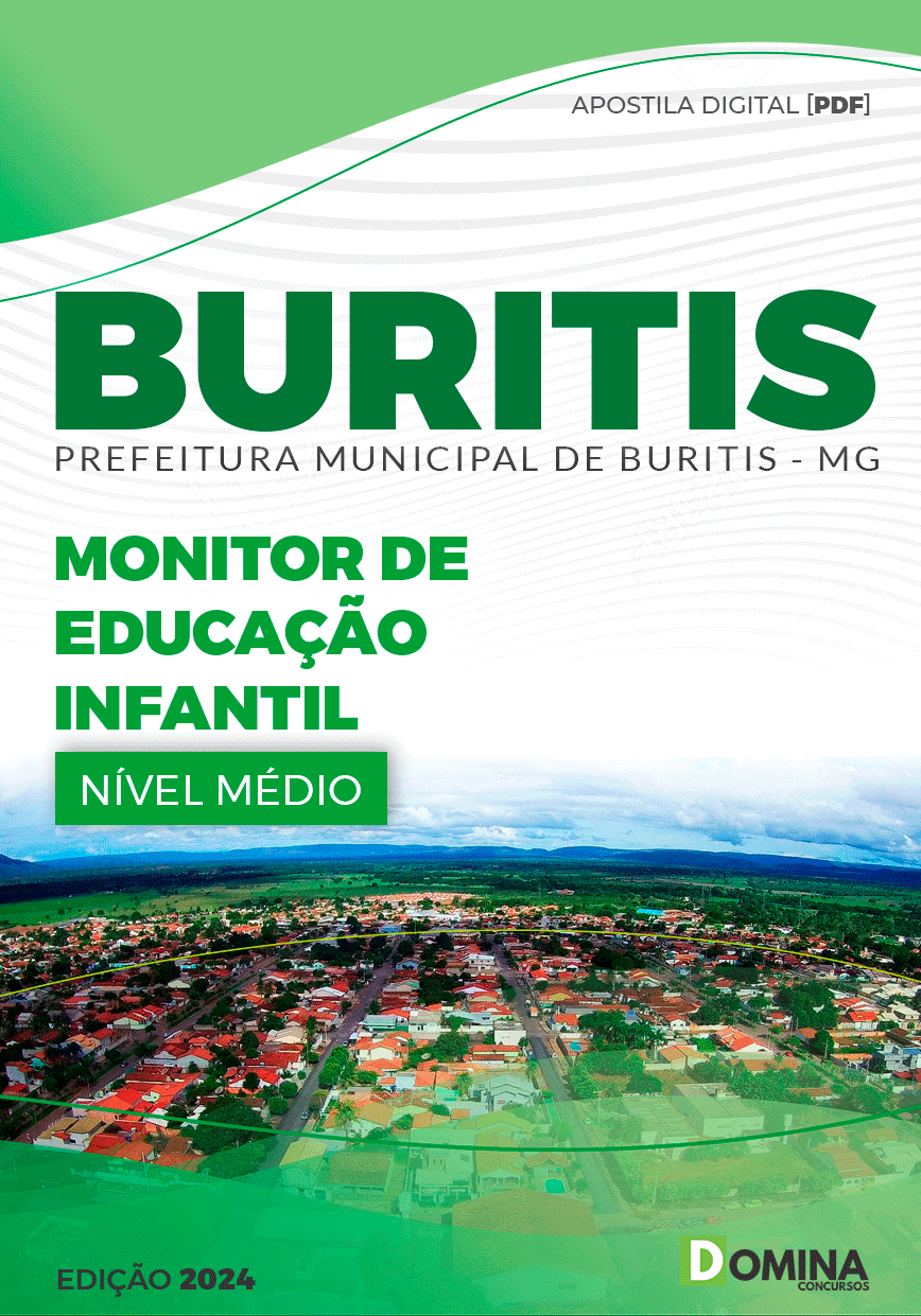 Apostila Prefeitura Buritis MG 2024 Monitor de Educação Infantil