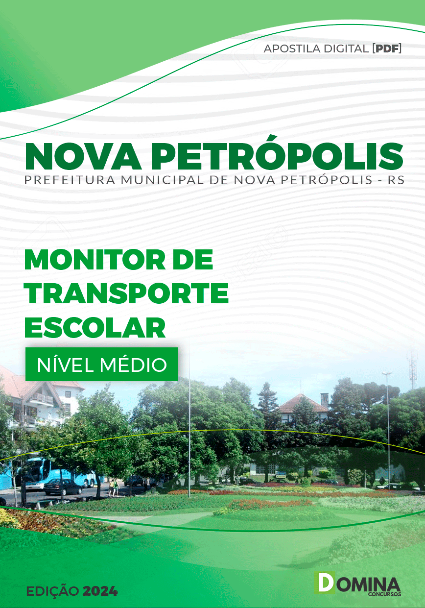 Apostila Prefeitura Nova Petrópolis RS 2024 Monitor De Transporte Escolar
